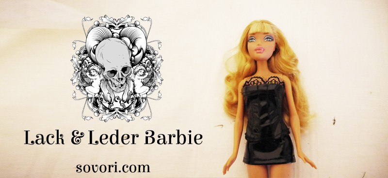 Barbiekleid aus Lack