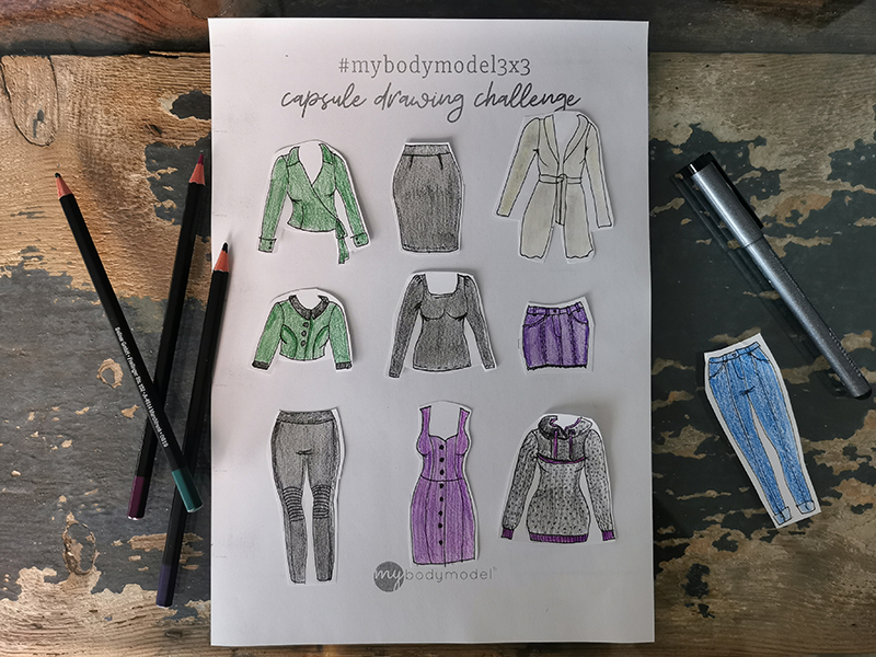 Sketching a capsule wardrobe for fall/winter – Sewing to-do-list ...